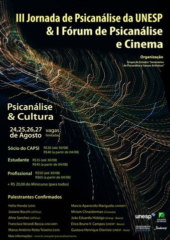 I Fórum de Psicanálise e Cinema